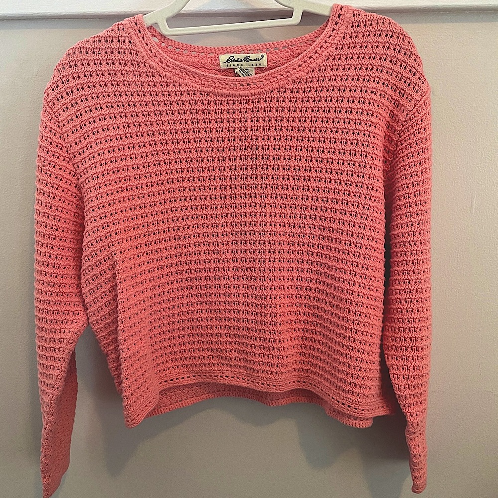 Eddie Bauer Pink Sweater
